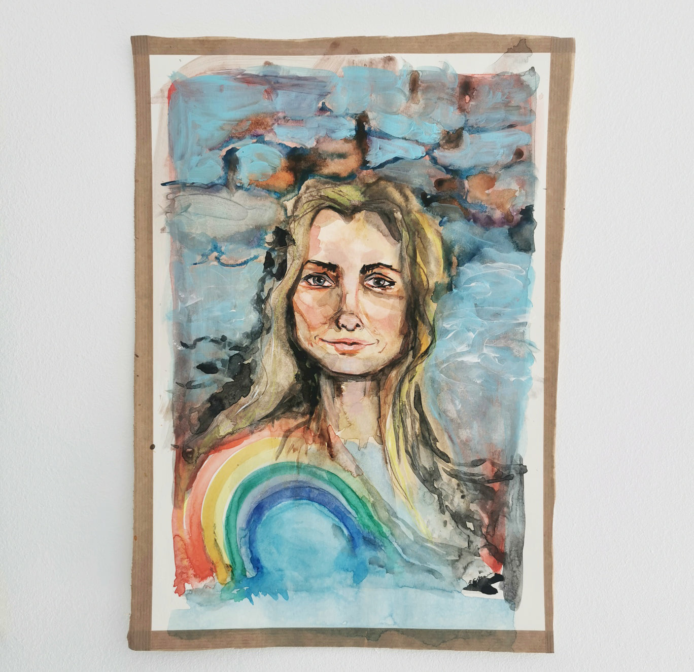 "do you have hope?" Aquarellzeichnung