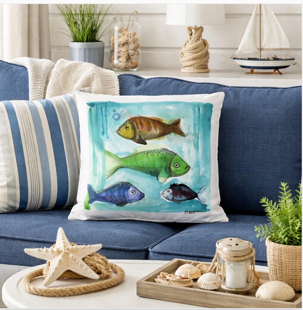 Kissenbezug "Fische"