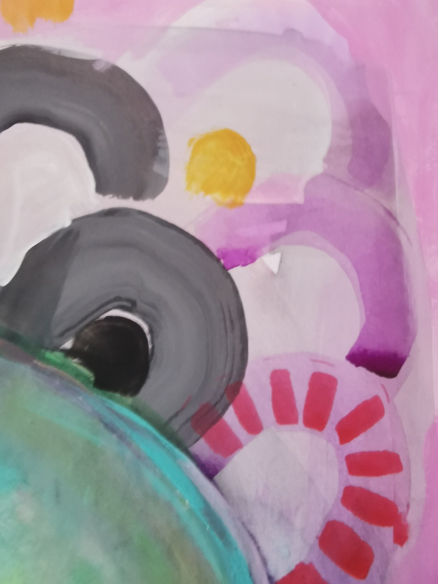 "thought loop" Original Mischtechnik auf Papier