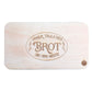 Frühstücksbrettchen, Holz, klein, täglich Brot