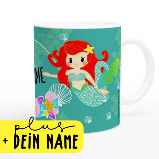 Tasse Meerjungfrauen personalisiert