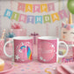 Tasse mit Einhornmotiv plus Wunschname