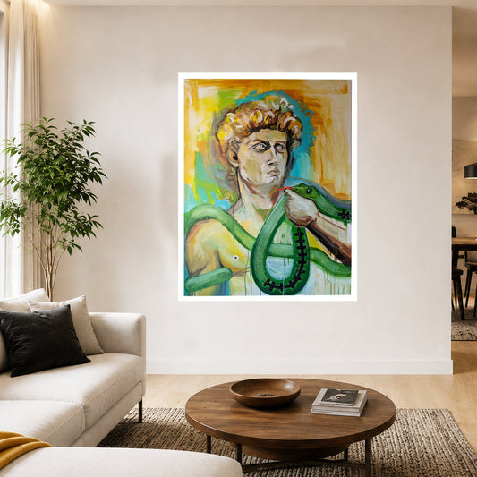 original Kunstwerk auf Leinwand "HERO"