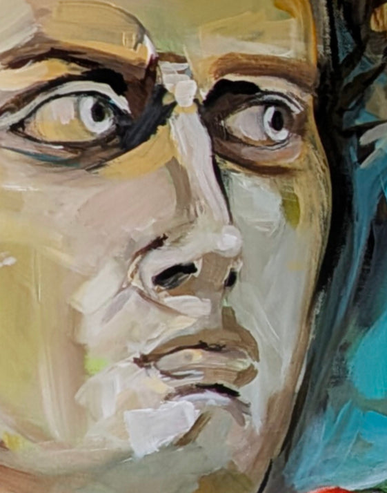 original Kunstwerk auf Leinwand "HERO"