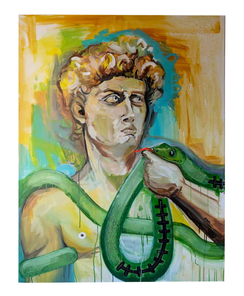 original Kunstwerk auf Leinwand "HERO"