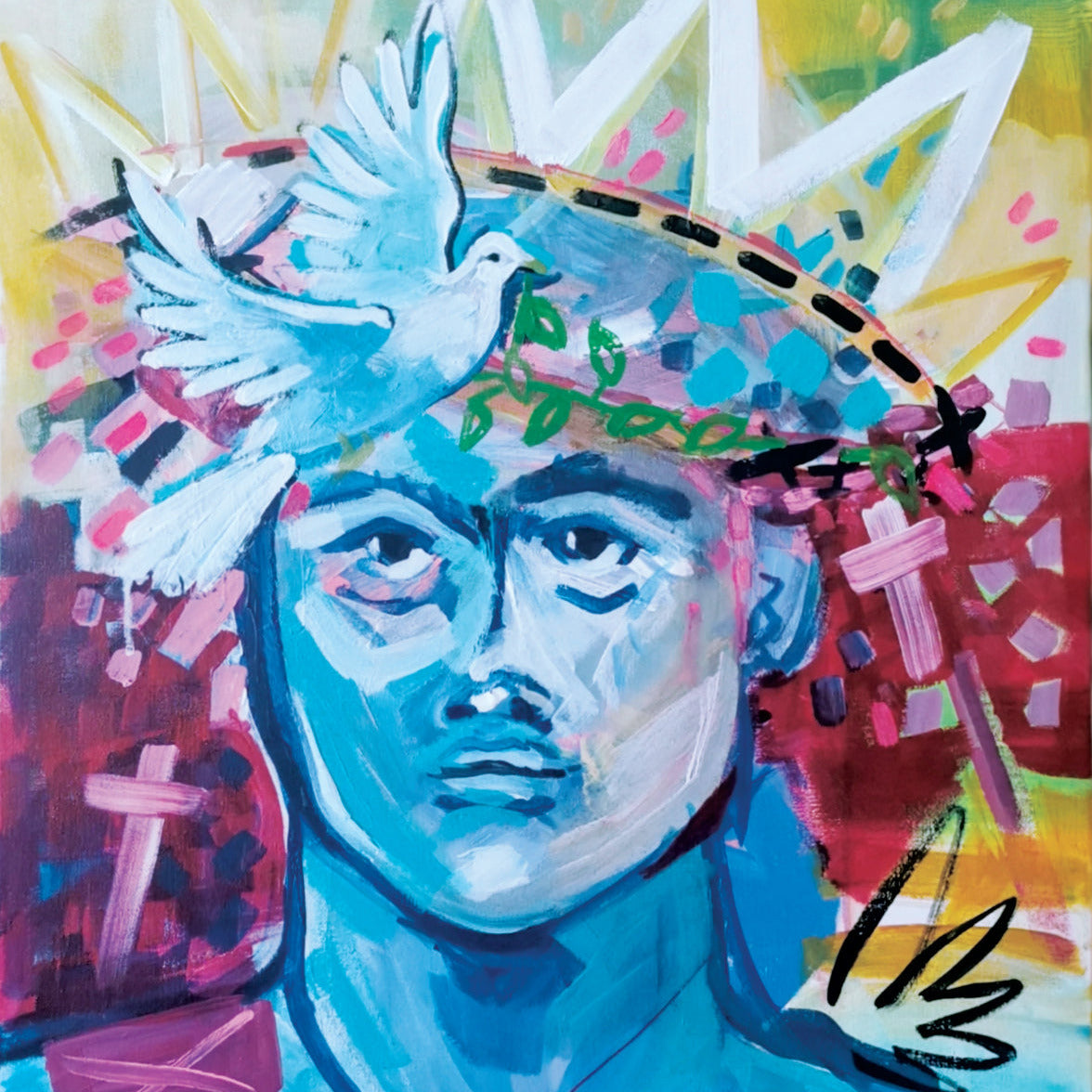 "last thoughts" Original auf Leinand