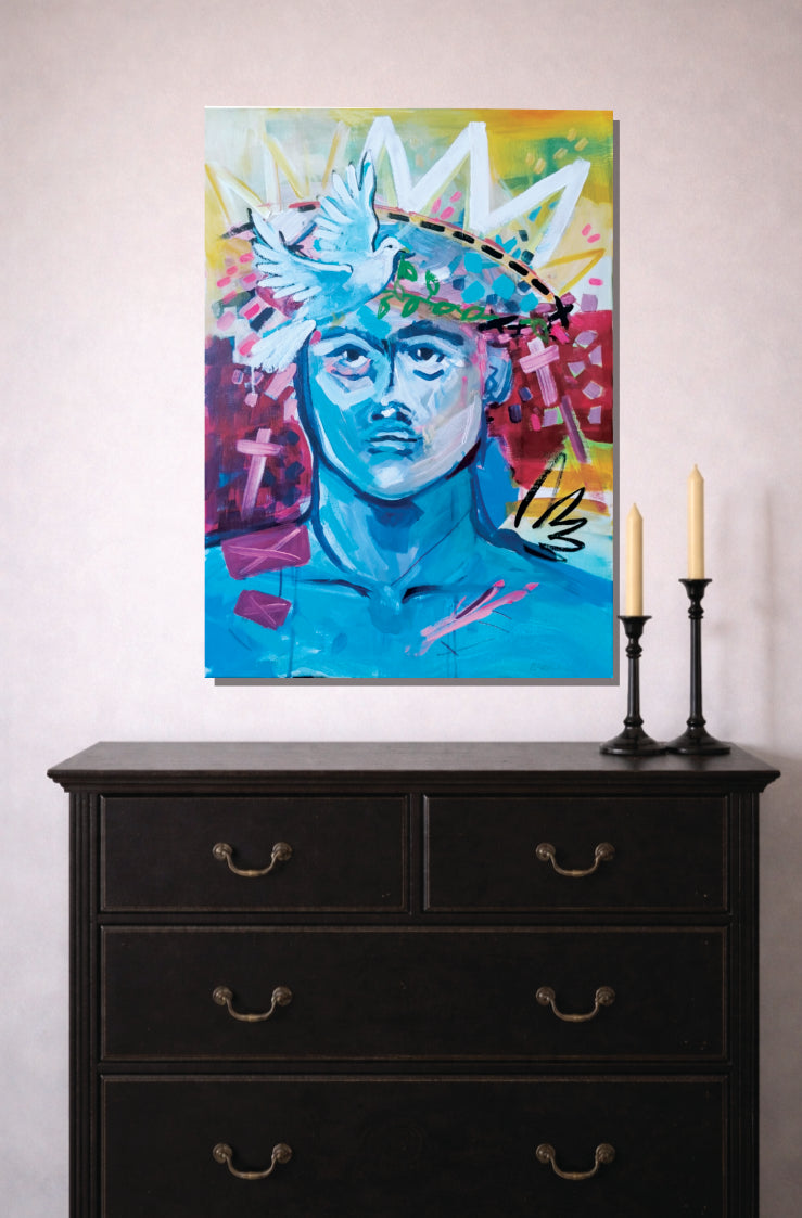 "last thoughts" Original auf Leinand