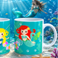 Tasse Meerjungfrauen personalisiert